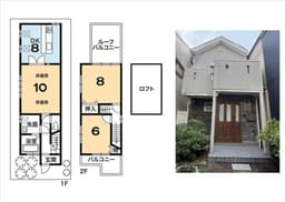 岡崎法勝寺町の中古木造2階建て住宅　東向き　青伸ホーム預かり物件の画像