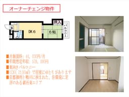 オーナーチェンジ物件　グランディール荒神口　2階　1DK　賃貸中の画像