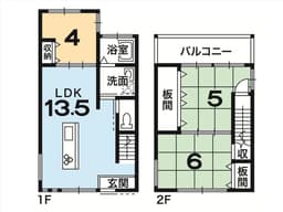 下鴨蓼倉町の中古木造2階建て住宅　リノベーション物件　青伸ホーム預かり物件の画像