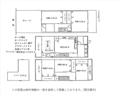新町通り面しに建つ中古木造3階建て住宅　平成24年建築　小山北大野町の画像