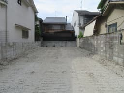 小松原北町の南向きの建築条件無売土地　陽当たり良好の画像