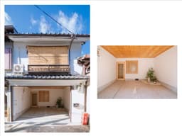 上京区柏清盛町の坪庭のある京町家　中古木造2階建てテラスハウス　2019年4月全改装済の画像