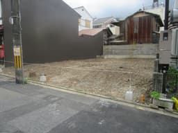 紫野南花ノ坊町の新築木造2階建て住宅　西向き　2区画分譲の画像