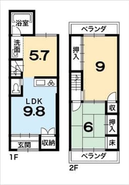 紫竹大門町の中古木造2階建て住宅　令和5年7月増築・リフォーム済　スーパー＆バス停徒歩2分で生活至便　青伸ホーム預かり物件ですの画像