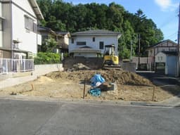 岩倉花園町　建新築木造2階建て住宅　北西角地　駐車3台可能　閑静な住宅地の画像