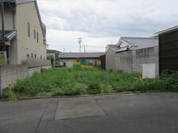 岡崎北御所町の建築条件無売土地　北向き　間口広々約10ｍ　前面道路幅員約6Mの画像