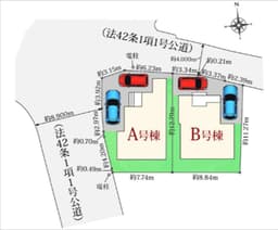 上賀茂池端町の新築木造2階建て住宅　2区画分譲の画像