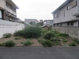 衣笠西開キ町の建築条件無売土地　前面道路幅員6ｍ　間口9ｍの画像