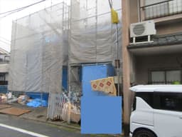 紫竹西桃ノ本町の新築木造3階建て住宅の画像