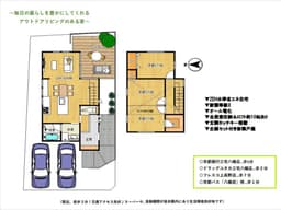 岩倉三宅町の新築木造2階建て住宅 全居室エアコン・カーテン・LED照明付・家具付の画像
