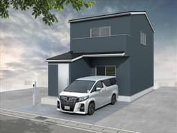 紫野中柏野町の新築木造2階建て住宅の画像