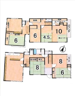 大宮一ノ井町のゆとりある邸宅 中古木造地下1階付2階建住宅の画像