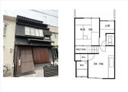 等持院東町の中古木造2階建て住宅 東向きの画像
