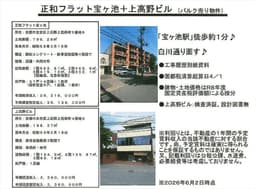 上高野上荒蒔町のバルク売り(複数物件の一括売却)物件 叡山電鉄「宝ヶ池」駅 徒歩1分 白川通面しの画像