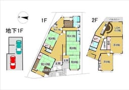 西賀茂今原町 高台につき眺望良好 閑静な住宅地に建つ中古木造2階建て住宅 7SLDKK 二世帯適すの画像