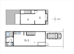 上京区北町 中古木造2階建て住宅 駐車1台可能の画像