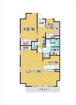 ブランシエラ二条城 3階 西向きバルコニー 即入居可能の画像