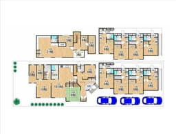 小山花ノ木町の一棟収益アパート(全8室)付邸宅 地下鉄「北大路」駅徒歩3分の画像