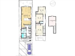 修学院登リ内町の新築木造2階建て住宅 即引渡可能の画像