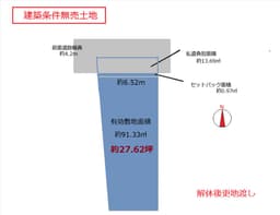 紫竹西北町の建築条件無売土地 買物・生活便利 閑静な住宅地の画像